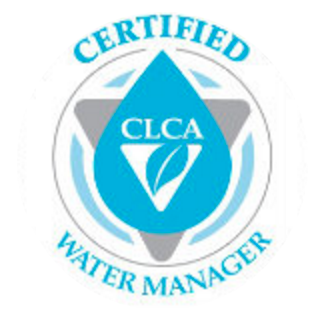 Certified CLCA Water manager